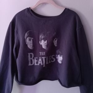 The Beatles Cropped Sweatshirt